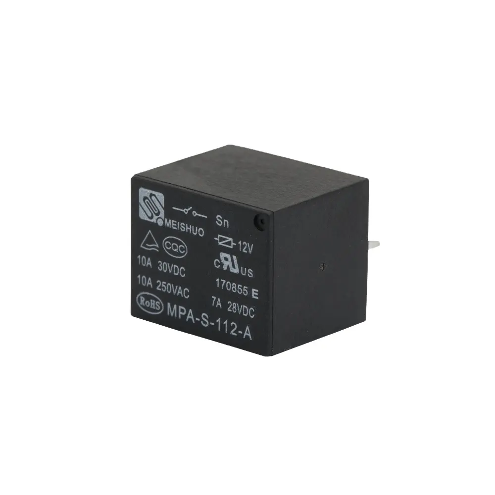 Meishuo MPA 12 volt 5VDC JQC-3F PCB T73 5A 7A 10A 250VAC mini electromagnetic power 24V 4pin relay General Relay