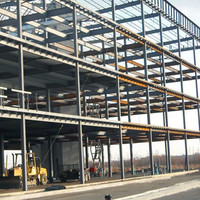 Structure en acier préfabriquée pour bâtiments multi-étages, structure en acier pour école/hôtel/appartement