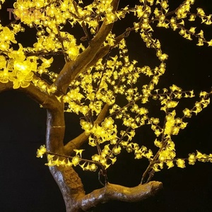 Bền kỳ nghỉ lễ hội trang trí màu sắc đẹp 3m ngoài trời nhân tạo cây anh đào đèn LED thắp sáng hoa cây - Product Image 3
