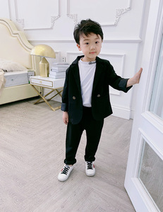 Conjunto de 2 Piezas de Traje Casual para Niño, Estilo Coreano, a la Moda, para Pasarela, 2019 - Product Image 5