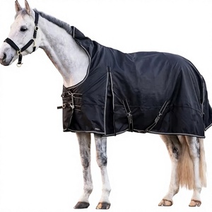 Custom Equestrian <b>Waterproof</b> Lightweight Fabric Fill <b>Blanket</b> for Winter Breathable Combo Turnout Horse Rug Cotton-Filled - Product Image 5