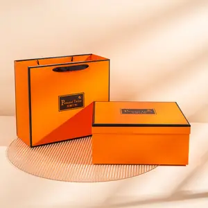 Verpakkingsdoos Voor Kaarsen Prijs Van Kartonmachine Wrap Rond Kartonnen Verpakking Oranje Kartons