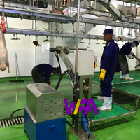 Matadero profesional de ovejas, máquina para desollar cabras para matadero Halal, matadero de cabras