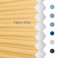 Tissu pour stores alvéolaires semi-occultants en non-tissé spunlace imperméable, orange, 25 mm, sur mesure
