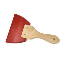 Raclette en caoutchouc résistant à la chaleur avec manche en bois naturel, outil manuel pour travaux de peinture, de mastic et de décoration (vente en gros)