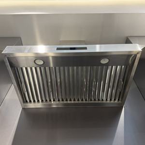 Hotte commerciale électrique de 30 pouces, 1000 m³/h, avec commande électronique LED tactile, 3 vitesses, en acier inoxydable - Product Image 5