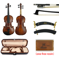 Best Brand Custom Made Professional Violin Wholesale Price Handcrafted Italian Skill String Instrument Good Sound Red Brown