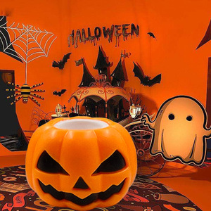Halloween bí ngô <span class=keywords><strong>Fidget</strong></span> bóp đồ chơi bền TPR vật liệu cho trẻ em Halloween ép người chơi dễ thương bí ngô ma đồ chơi - Product Image 3