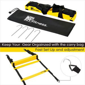 Allenamento personalizzato per allenamento di calcio con Cross <span class=keywords><strong>Agility</strong></span> scaletta Set di attrezzature per agilità con Logo - Product Image 5