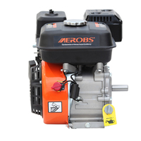 Moteur à essence de haute qualité 4 temps 6 5HP refroidi à l'air, petits moteurs à essence 168F