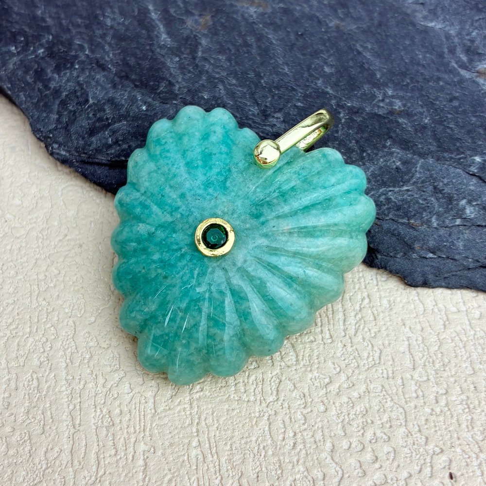 Amazonite - gold