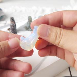 หินธรรมชาติแกะสลักด้วยมือขนาด1.5นิ้วรูปปั้นเทพีรูปปั้นแกเรียรูปปั้นพระแม่เอริสของตกแต่งบ้าน - Product Image 6