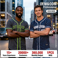 Uniformes de baseball personnalisés en gros, directement de l'usine, faible MOQ, maillots de baseball sublimés personnalisés pour les équipes scolaires et les jeunes