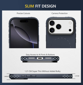 Ốp lưng điện thoại iPhone 17 Pro Max năm <span class=keywords><strong>2025</strong></span>, có giá đỡ camera vòng tròn, cầm tay tự do, mặt lưng trong suốt, chống sốc, nguyên bản - Product Image 3