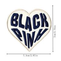 Lot en gros économique d'appliques brodées en forme de cœur style western, motifs à carreaux variés, thermocollantes, pour vêtements, casquettes de camionneur, sacs et projets DIY