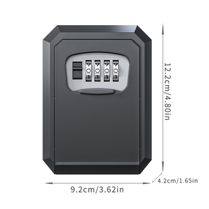<span class=keywords><strong>Boîte</strong></span> <span class=keywords><strong>à</strong></span> <span class=keywords><strong>clés</strong></span> murale sécurisée pour usage domestique et extérieur <span class=keywords><strong>Boîte</strong></span> <span class=keywords><strong>à</strong></span> <span class=keywords><strong>clés</strong></span> sécurisée. Le mot de passe <span class=keywords><strong>à</strong></span> quatre chiffres peut être modifié. - Product Image 2