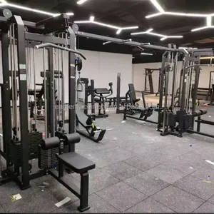 Y-1074 peralatan gym multi stasiun 8 muti-jungle kualitas tinggi mesin kebugaran komersial kualitas tinggi untuk klub gym