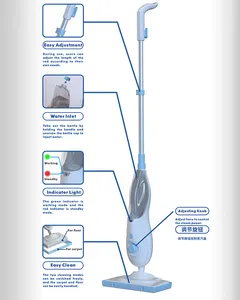 多功能1250w 500毫升可拆卸电动蒸汽拖把硬木/瓷砖/乙烯基/大理石蒸衣