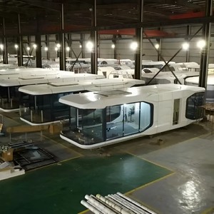 Commercial Prefabricated Space Capsule House Airship Pod Design Steel Sandwich Panel Materials For Workshop Park Application - Product Image 5