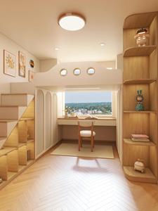 Cama de Castillo de lujo moderna personalizada para niños Literas de madera para habitación de niños Casa completa Muebles personalizados para uso en hoteles y hogares - Product Image 3