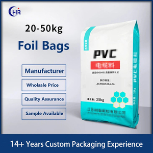 Tùy Chỉnh In Ấn Nhôm Lá Túi Nhựa Nhiều Lớp Trở Lại Kín Nhiệm Vụ Nặng Nề Nắp Kéo Túi 25Kg Lá Túi - Product Image 5