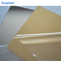 Vente en gros de feuilles de miroir acrylique décoratives autocollantes 4x8 avec service de découpe, haute transmission lumineuse et résistantes aux intempéries