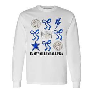 Camiseta de manga larga con lazo Coquette de In My Volleyball Era, ropa para el día del partido - Product Image 1