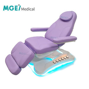 MEDIGE Chaise de table de massage facial électrique réglable en <span class=keywords><strong>cuir</strong></span> PU pour salons de beauté et centres de soins infirmiers - Product Image 2