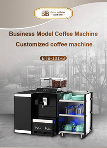 BTB-101+3 Máquina de Café Totalmente Automática con Pantalla Táctil, la Mejor y Más Popular Máquina de Café Espresso Comercial - Product Image 4