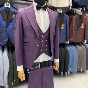 Marron <span class=keywords><strong>Beige</strong></span> Slim Fit hommes <span class=keywords><strong>costume</strong></span> sur mesure élégant <span class=keywords><strong>3</strong></span> <span class=keywords><strong>pièces</strong></span> veste pantalon gilet mariage garçon d'honneur smokings fête <span class=keywords><strong>homme</strong></span> robe costumes - Product Image 6