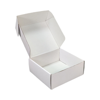 Petite invitation de fête de luxe blanche imprimée sur mesure faveurs emballage doux boîte de papier ondulé pour cadeau de mariage