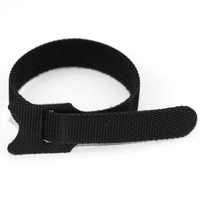 Attaches-câbles auto-agrippants en nylon noir 12x250mm, écologiques, résistants à l'eau et au feu, avec adhésif puissant, vente en gros