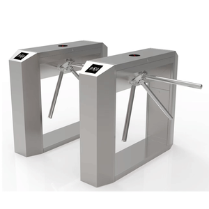 SAIKOEAS 304 Acero inoxidable trípode automático torniquete RFID código <span class=keywords><strong>QR</strong></span> lector de tarjetas de reconocimiento facial para gimnasio Oficina Control de acceso - Product Image 3