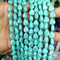 Perles de pierres précieuses naturelles en forme de goutte d'eau, perles en cristal multicolores en forme de goutte d'eau pour la fabrication de bijoux, bracelet DIY, collier, vente en gros