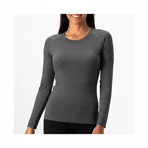 OEM <b>Women</b> Compression Shirt <b>Long</b> <b>Sleeve</b> Rash Guard UV Protection Breathable Anti-Bacterial Quick Dry Swim Jogging Yoga Fitness - Product Image 1