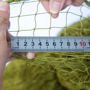Cina vendita poliestere multifilamento 52MD nodi singoli colore kaki Kenya Mombasa mercato reti da <span class=keywords><strong>pesca</strong></span> fabbrica di <span class=keywords><strong>pesca</strong></span> - Product Image 3