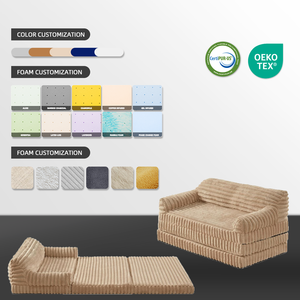 공장 맞춤형 접이식 대형 인간형 강아지 침대 휴대용 정형외과 메모리폼 접이식 강아지 고양이 침대 세탁 가능 탈부착 커버 OEMODM - Product Image 2