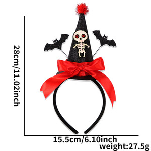 Nouveau serre-tête de sorcière pour performance d'Halloween, serre-tête de sorcière de dessin animé, serre-tête de sorcière pour jeu de rôle COS - Product Image 5
