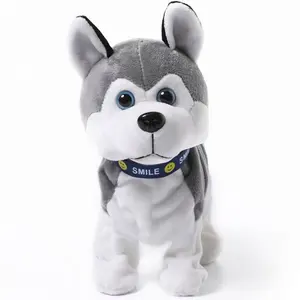 Groothandel Nieuwe Product Lopen En Kwispelende Staart Hond Pluche Knuffeldier Speelgoed Hond Knuffel Kids Baby Doll