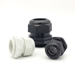 Prensaestopas m20 de nailon resistente al agua, prensaestopas fijas de plástico para cables, tipo MG, PG, MG, M NPT - Product Image 6