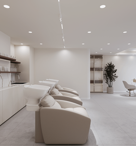 Thanh lịch tinh vi Nail Salon bàn làm việc tùy chỉnh Beauty Salon Rack hiển thị tùy biến cho Salon trang trí nội thất - Product Image 3