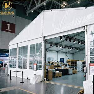 Grande Tenda di Lusso per Matrimoni, Gazebo Personalizzato in Alluminio e Vetro per Eventi e Feste all'Aperto - Product Image 4
