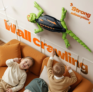 <span class=keywords><strong>Gecko</strong></span> de escalada en pared recargable de 33cm, juguetes con luz biomimética para gatear insectos, juguetes de broma para niños, regalo - Product Image 2