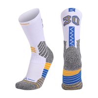 Chaussettes de cyclisme de sport Chaussettes de course à pied Chaussettes de compression respirantes à séchage rapide Hommes Déodorant et Sweat-absorbent.soft