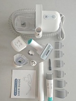 Nouveau kit de toilettage multifonctionnel 7-en-1 en acier inoxydable et plastique pour chiens et chats, tondeuse à poils sous vide