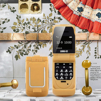 Téléphone mobile J9 Mini Flip 0.66 pouces BT Dialer Le plus petit écran OLED Dual Sim au monde Système d'exploitation Linux Téléphone déverrouillé