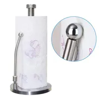 Good Grips Simplytear Tension Arm Stand Up Stainless Steel Tissue Standing Roll Kitchen Paper Towel Holder