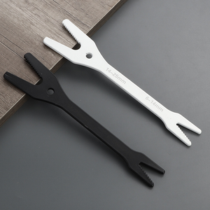 OEM Customizable 250mm Spanner Long Handle Adjustable <strong>Double</strong> <strong>Open</strong> Ends 6mm 25mm Metric Carbon Steel Serrated Jaw V-Groove <strong>Wrench</strong> - Product Image 4