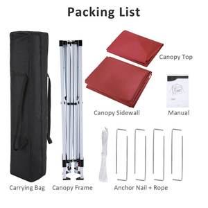 Gazebo al aire libre Personalizado moderno, sombrilla para <span class=keywords><strong>balcon</strong></span>, patio, picnics, cubierta de playa, techo de piscina y sombra de cafetería - Product Image 6