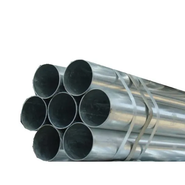 Tubo redondo de aço galvanizado de 1/2 polegadas 4 polegadas HDG tubo galvanizado soldado de alta precisão tubo de aço galvanizado em estoque